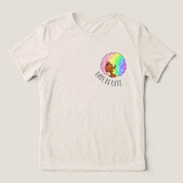 Regenbogen nach LGBTQ Liebe ist Liebe stolz schwar Tri-Blend Shirt