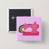 Regenbogen nähen button (Vorne & Hinten)