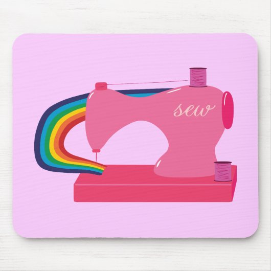 Regenbogen nähen mousepad (Vorne)