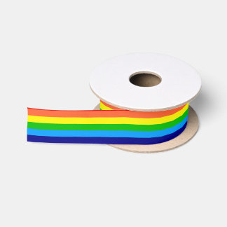 Regenbogen nahtlos satinband