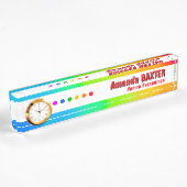 Regenbogen-Name-Tag Namensplakette