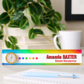 Regenbogen-Name-Tag Namensplakette