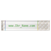 Regenbogen Namensplakette (Vorderseite)