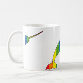 Regenbogen Narwhal Tasse (Links)