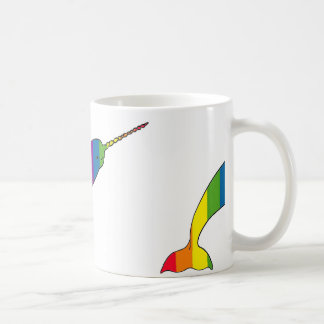 Regenbogen Narwhal Tasse