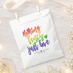Regenbogen Nichts Extravagant nur Liebe   Lässige  Geschenktütchen