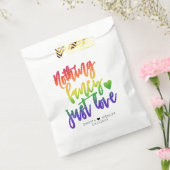 Regenbogen Nichts Extravagant nur Liebe | Lässige  Geschenktütchen (Versiegelt)