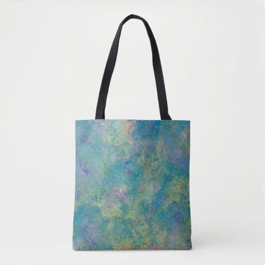 Regenbogen-Niesel-Totebeutel Tasche (Vorderseite)