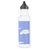 Regenbogen Ninja Narwhal, der Flasche fliegt Trinkflasche (Rechts)