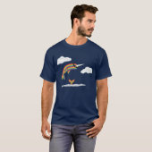 Regenbogen Ninja Narwhal T-Shirt (Vorne ganz)