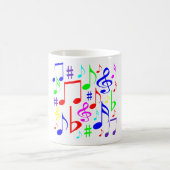 Regenbogen Noten Kaffeetasse (Mittel)