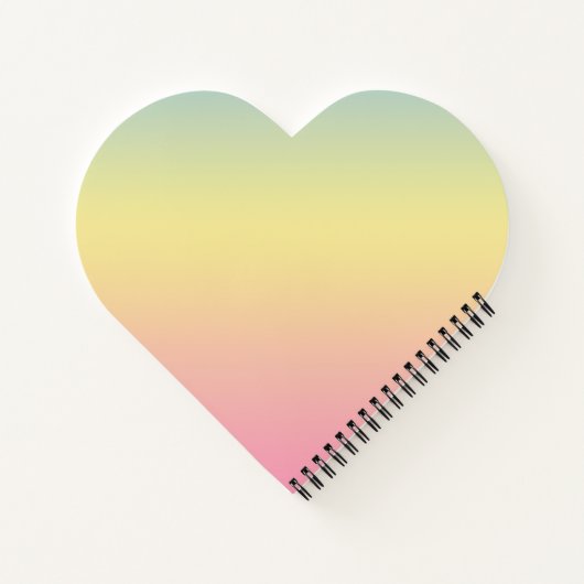 Regenbogen- Notizblock (Rückseite)