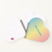 Regenbogen- Notizblock (Innenseite)