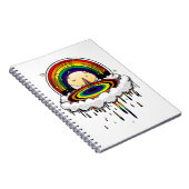 Regenbogen Notizblock (Rechte Seite)