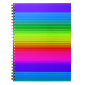 Regenbogen Notizblock (Vorderseite)