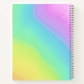 Regenbogen Notizbuch (Rückseite)