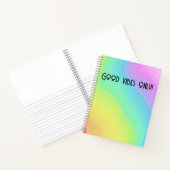 Regenbogen Notizbuch (Innenseite)