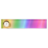 Regenbogen-Nummernschild Namensplakette (Vorderseite)