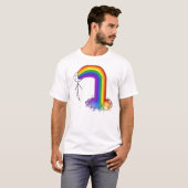 Regenbogen oben werfen T-Shirt (Vorne ganz)