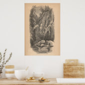 Regenbogen oder Corinne Falls Poster (Küche)