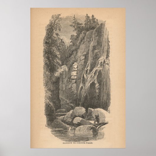 Regenbogen oder Corinne Falls Poster (Vorne)