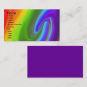Regenbogen ohne Enden-Visitenkarte (Art 2) Visitenkarte (Vorne/Hinten)