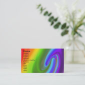 Regenbogen ohne Enden-Visitenkarte (Art 2) Visitenkarte (Stehend Vorderseite)