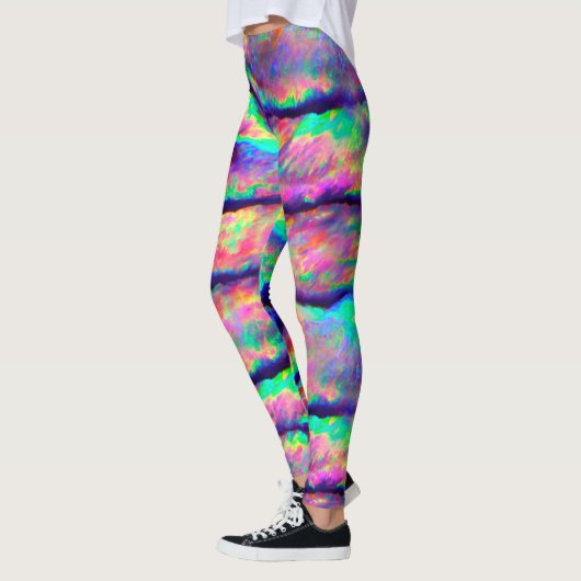 Regenbogen-Ohrschnecke Leggings (Links)
