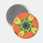 Regenbogen-Oktopusse Magnet (Vorderseite/Rückseite)