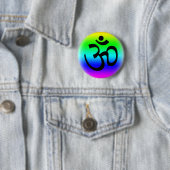 Regenbogen OM Button (Beispiel)
