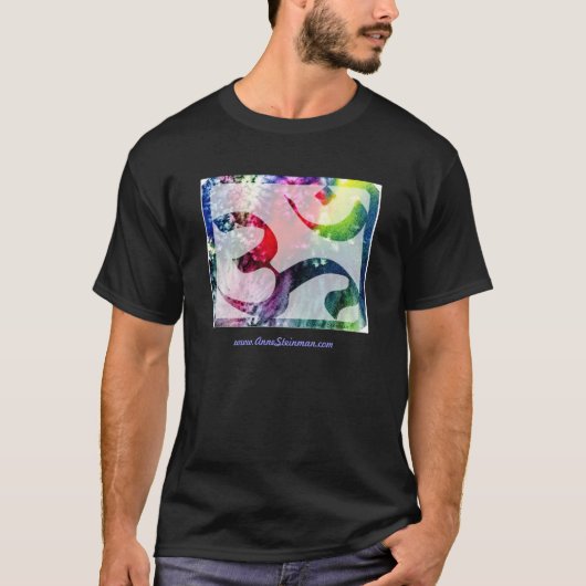 Regenbogen-Om (OM) T-Shirt (Vorderseite)