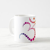 REGENBOGEN-OM-Tasse Kaffeetasse (Vorderseite Links)
