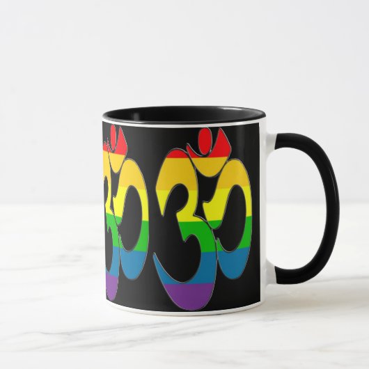 Regenbogen OM-Tasse Tasse (Rechts)