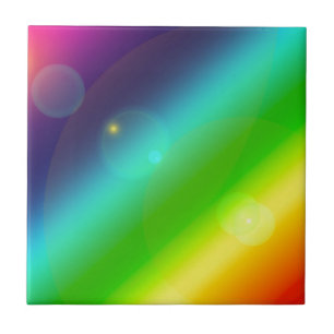 Regenbogen-Ombre Fliese
