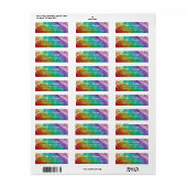 Regenbogen-Ombre-Lichterkette Schwule Hochzeit (Vorne)
