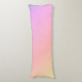 Regenbogen Ombre Seitenschläferkissen (Vorderseite Vertikal)