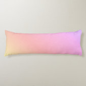 Regenbogen Ombre Seitenschläferkissen (Vorderseite)