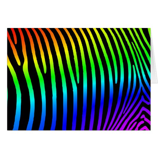 Regenbogen-Ombre-Zebrastreifen (Vorderseite (Horizontal))