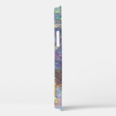 Regenbogen-Opal-Edelstein Irisierendes Monogramm N Case-Mate iPhone Hülle (Rückseite / Rechts)