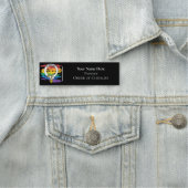 Regenbogen-Orden Ritter Name Tag Namensschild (Beispiel)