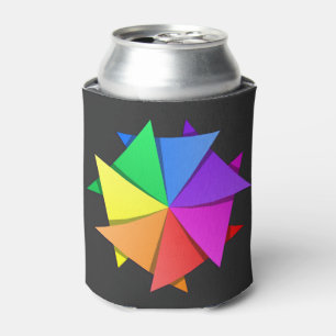 Regenbogen Origami Dosenkühler