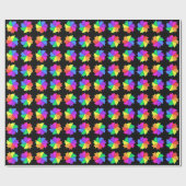 Regenbogen Origami Geschenkpapier (Flach)