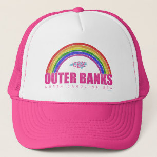 Regenbogen Outer Banks OBX North Carolina USA Vint Truckerkappe