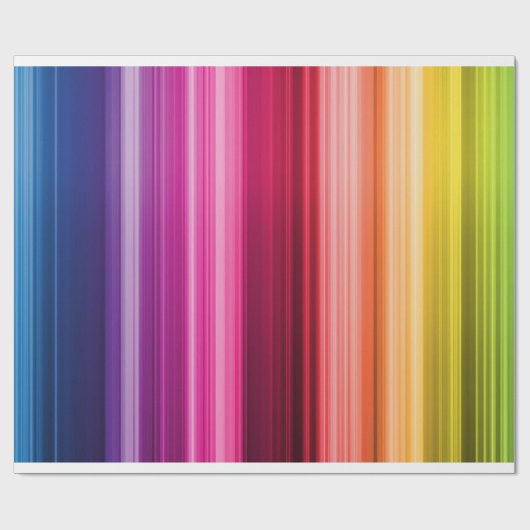 Regenbogen-Packpapier Geschenkpapier (Flach)