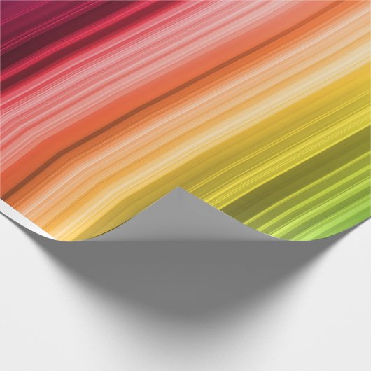 Regenbogen-Packpapier Geschenkpapier (Ecke)