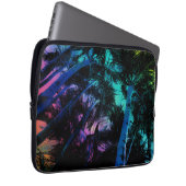 Regenbogen-Palmen Laptopschutzhülle (Vorne Rechts)