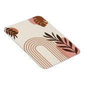 Regenbogen-Palmenblatt-Sonne, Boho-Abstract-Geomet Magnet (Rechte Seite)