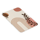 Regenbogen-Palmenblatt-Sonne, Boho-Abstract-Geomet Magnet (Rechte Seite)