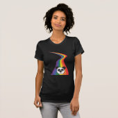 Regenbogen-Panda T-Shirt (Vorne ganz)