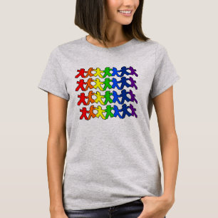 Regenbogen-Papierpuppen-Stolz T-Shirt